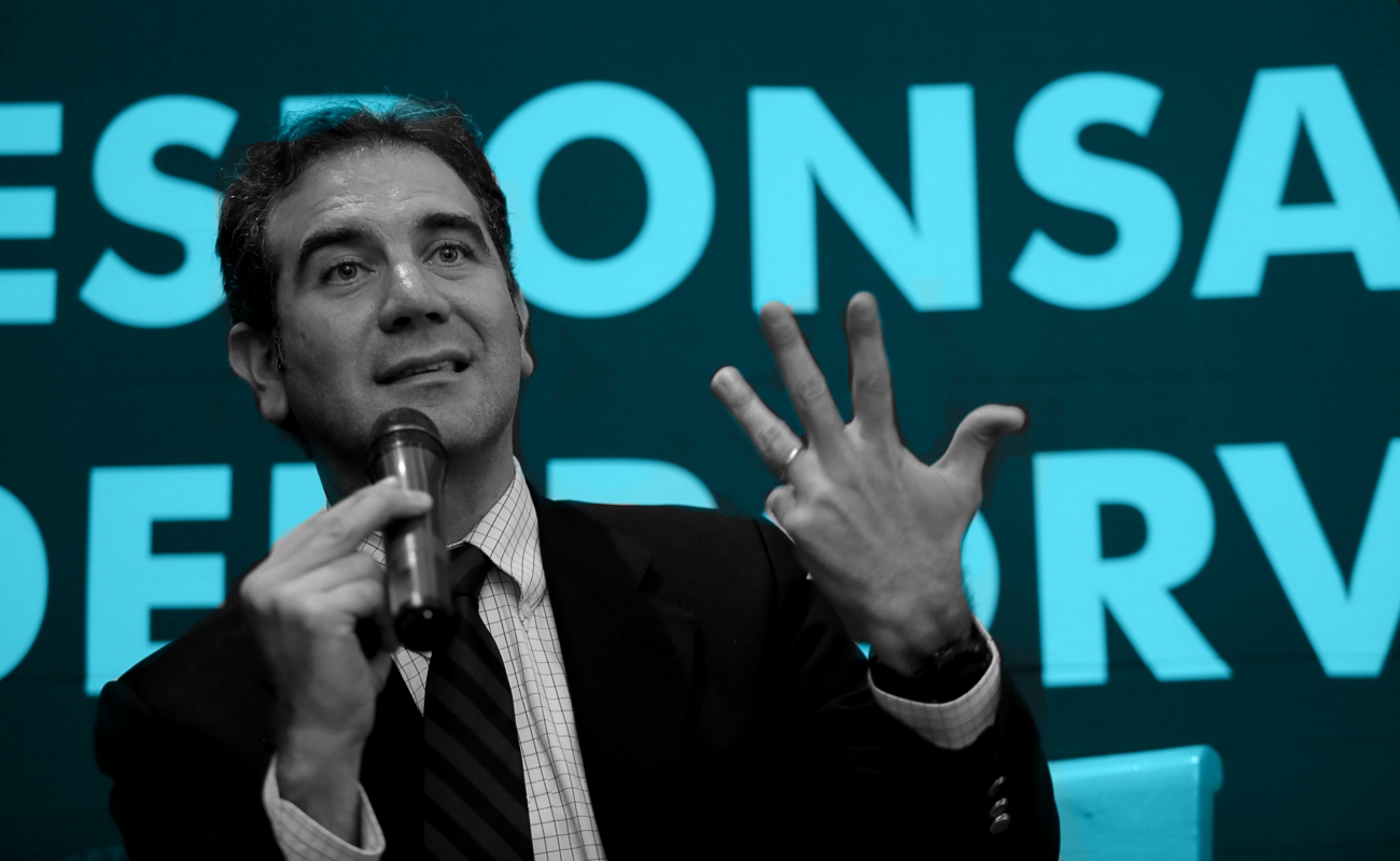 Lorenzo Córdova, Consejero Presidente del Instituto Nacional Electoral (INE).