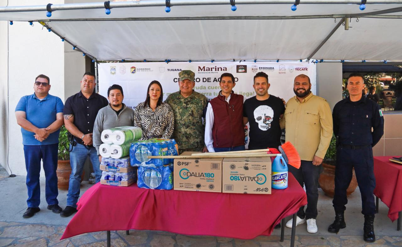 Activan en Tecate centro de acopio en apoyo a familias de Veracruz