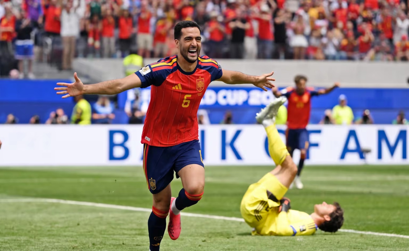 Mikel Merino y un infortunio de Bélgica llevan a España a semifinales