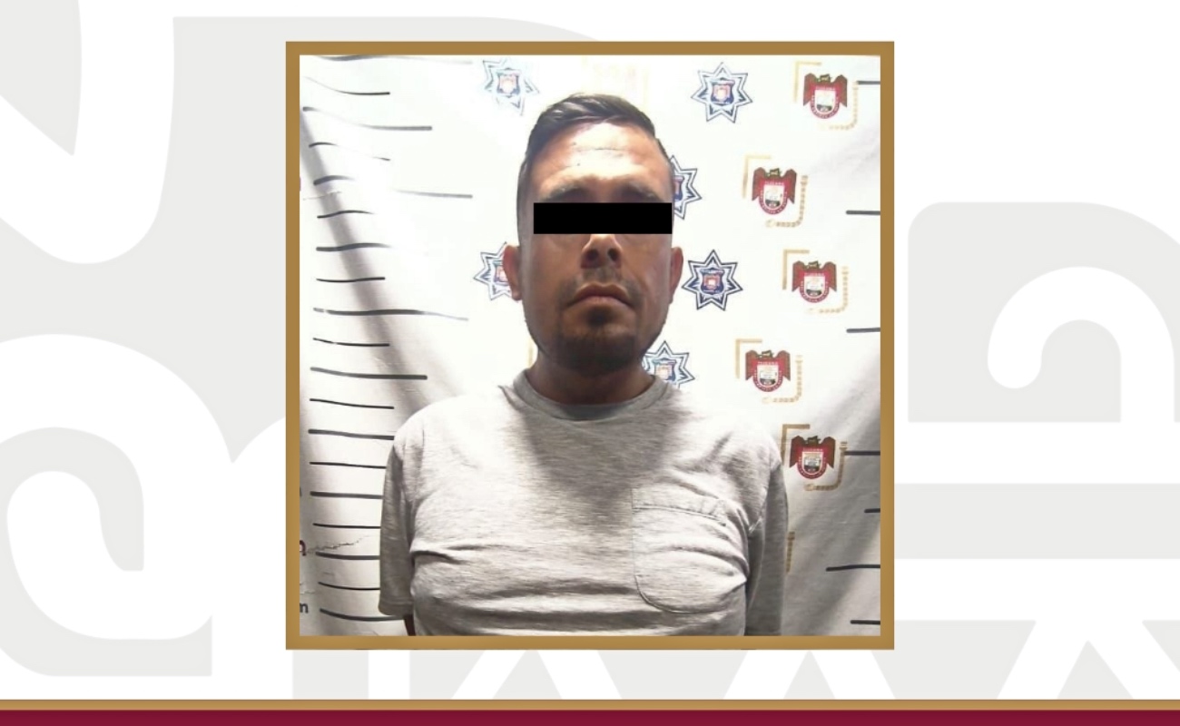 Asegura Policía Municipal a hombre señalado por presunta agresión contra su pareja
