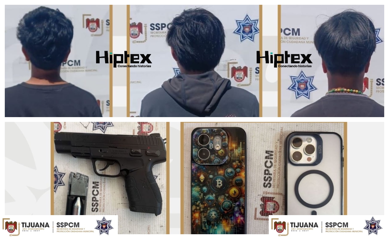 Los detenidos tienen entre 16 y 17 años de edad.