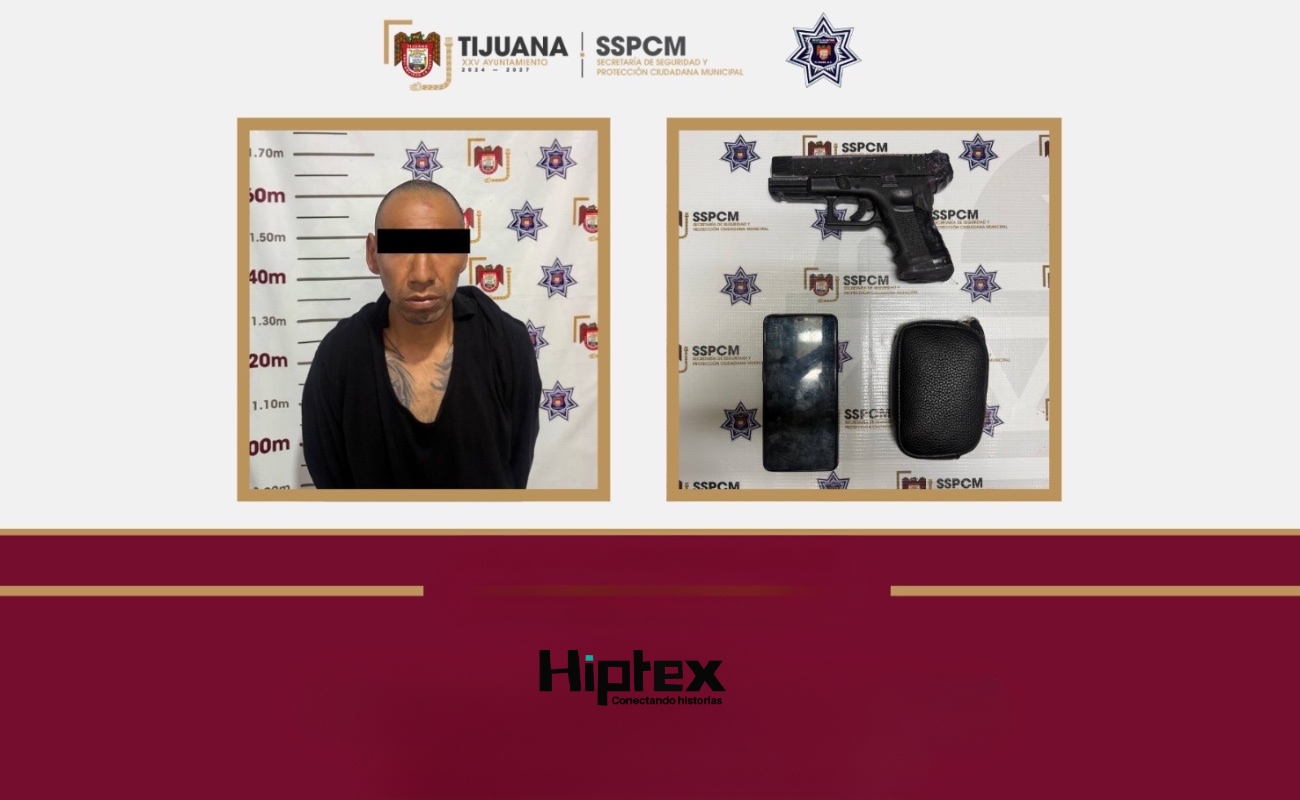 Durante la detención, a Roberto “N”, se le encontró los artículos producto del robo.