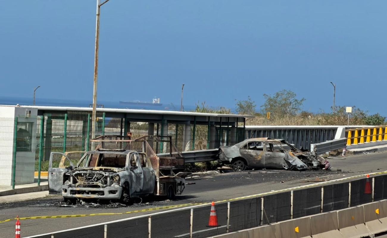 El accidente fue a la altura de la desviación hacia el bulevar 2000.