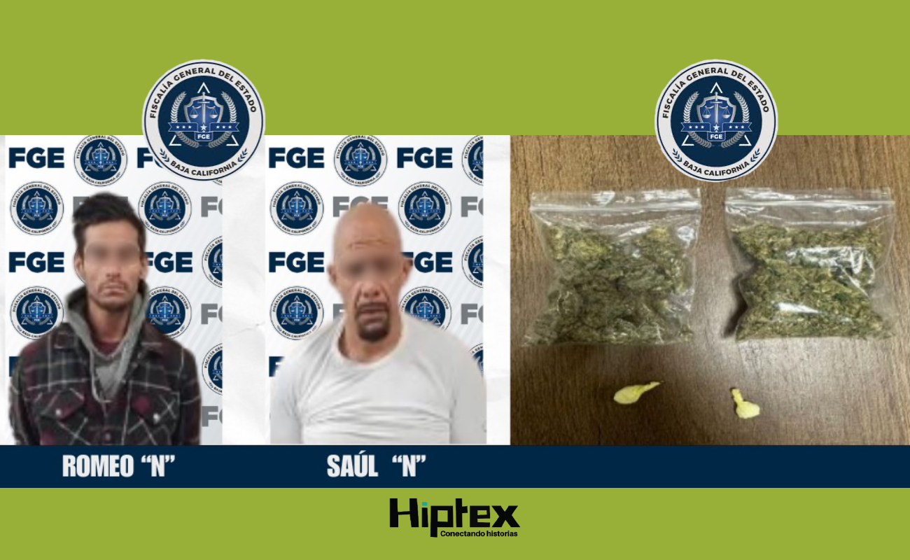 Romeo “N” y Saúl “N”, quienes fueron puestos a disposición de la autoridad competente.