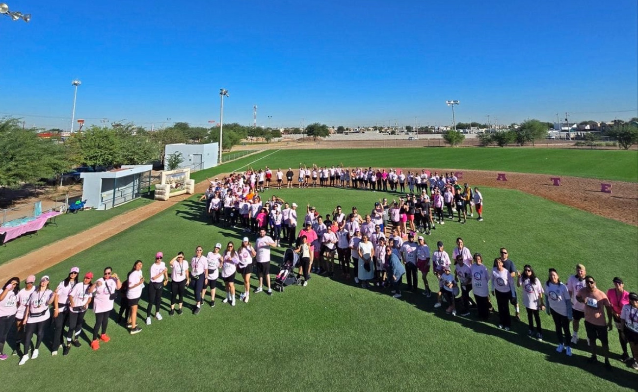 Realiza IMSS caminata de trabajadores y trabajadoras por Día Mundial de la Lucha Contra el Cáncer de Mama