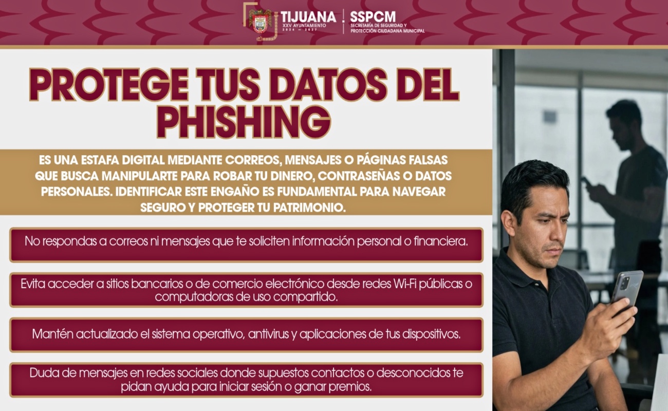 Emiten recomendaciones para prevenir casos de phishing e ingeniería social