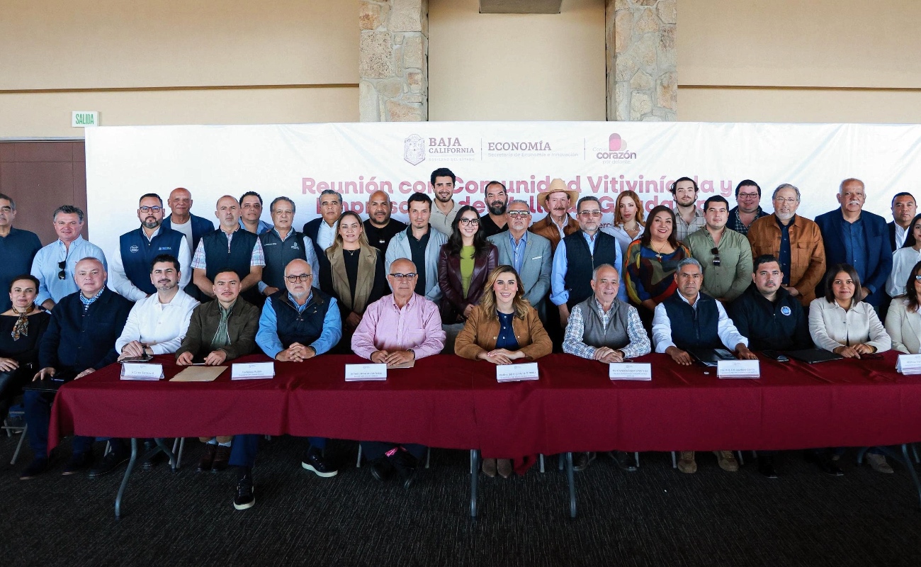 Revisa Marina del Pilar avances de Plan Integral para Fortalecer el Valle de Guadalupe
