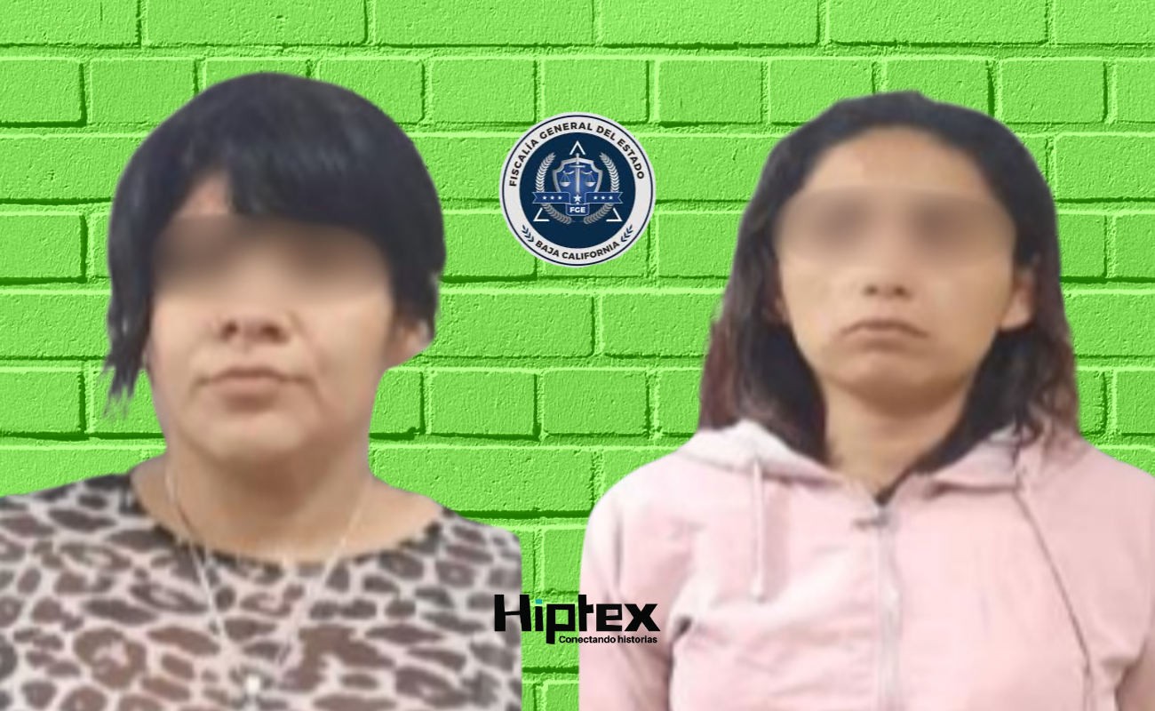 Dayana “N” y Elizabeth “N”, las detenidas.