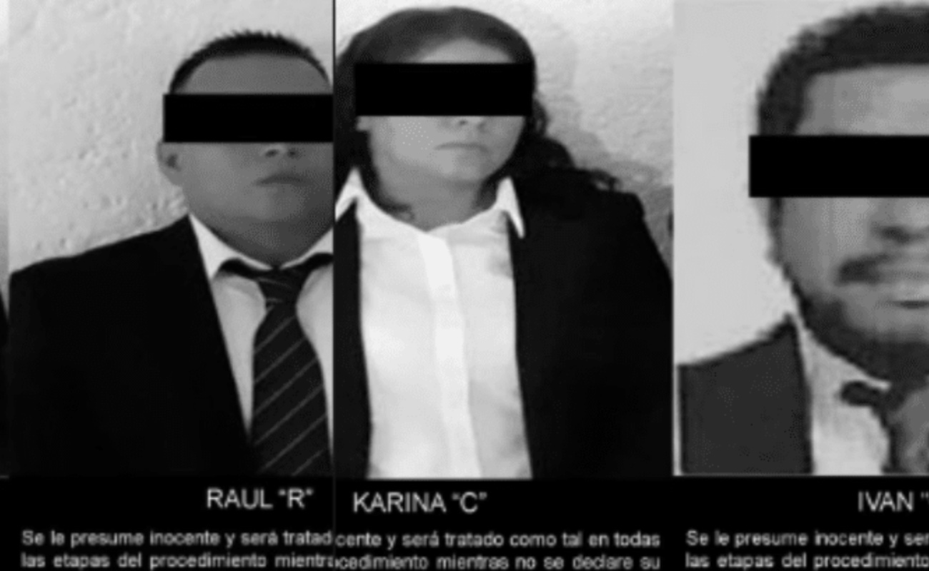 Los detenidos, cuatro hombres y una mujer, son acusados de probable comisión del delito de secuestro agravado.