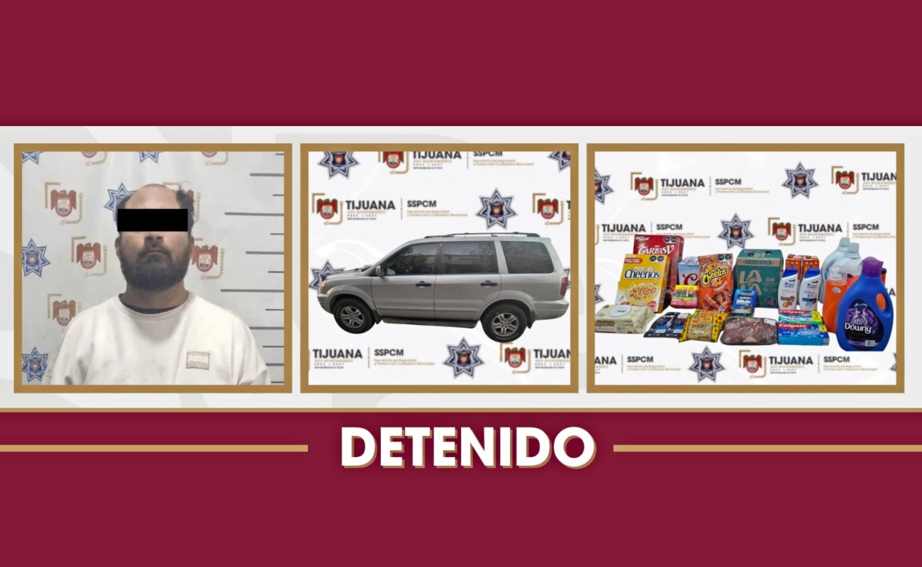 Arrestan agentes de la SSPCM a un hombre por su presunta participación en robo con violencia a comercio y lesiones