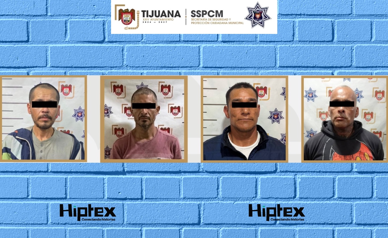 Los detenidos quedaron a disposición de la autoridad correspondiente.