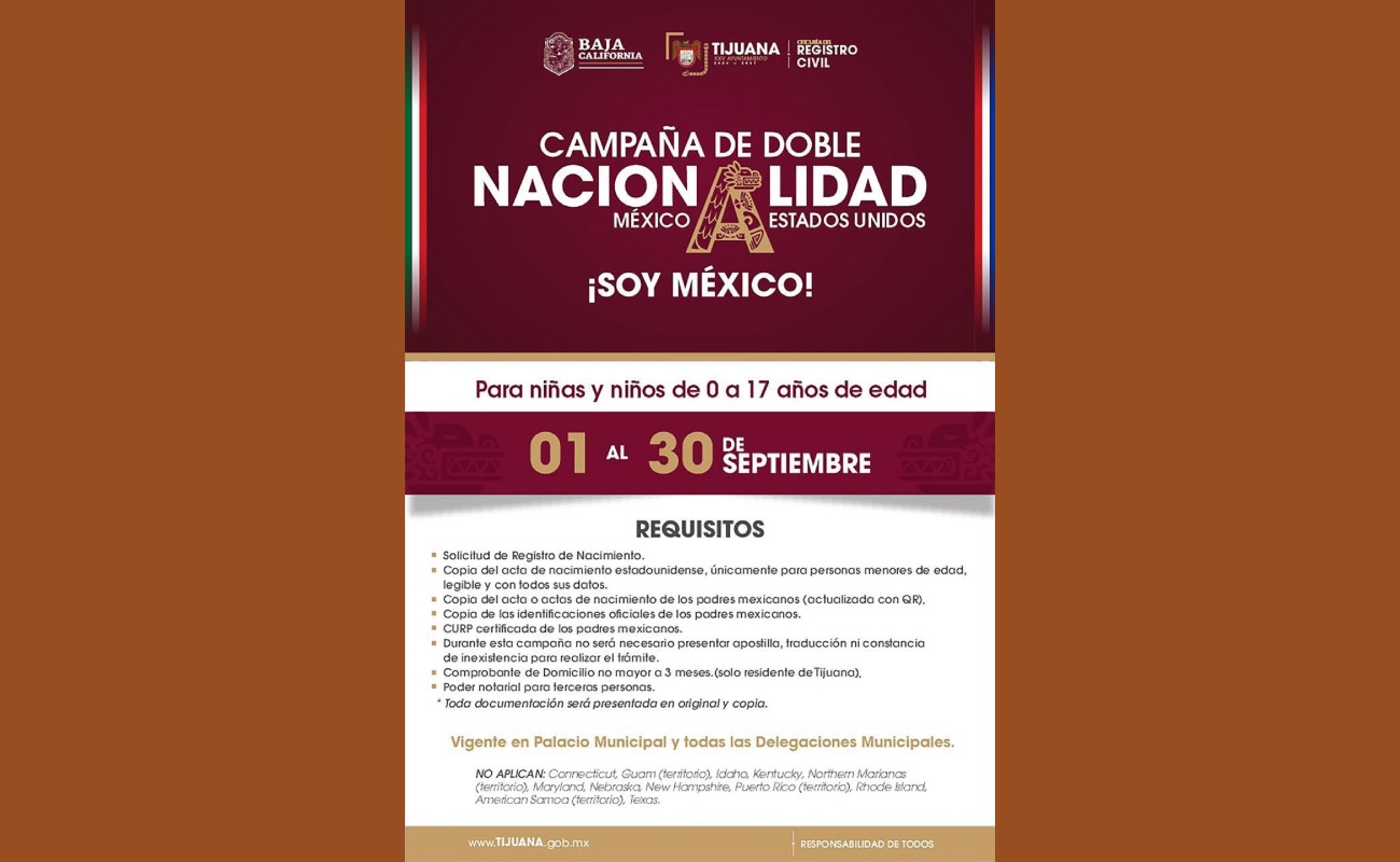 Invita Gobierno de Tijuana a aprovechar últimos días de la campaña ‘Soy México’