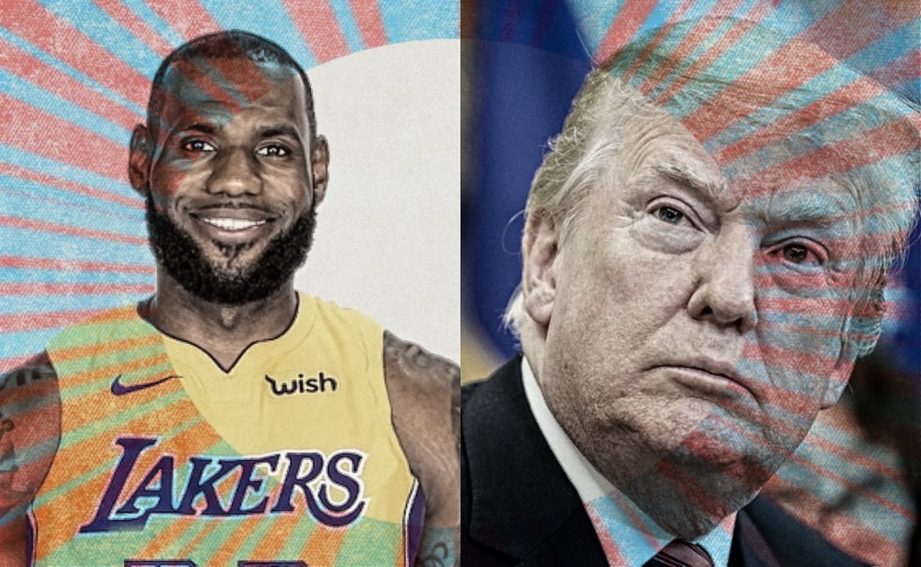 Lebron Jamez y Donald Trump llevan años mostrando mutua animadversión