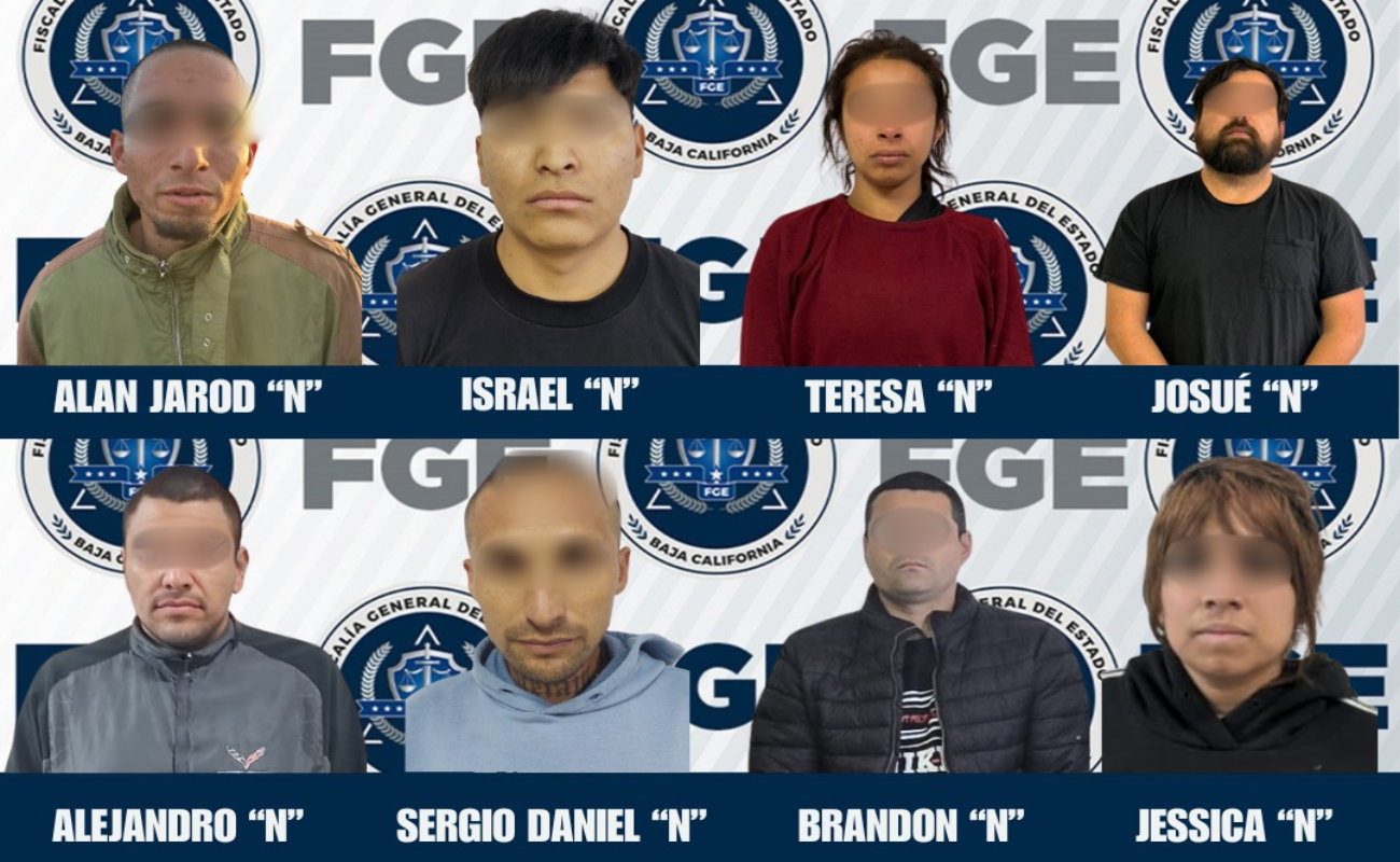 Captura FGE Ensenada a ocho prófugos de la justicia en menos de una semana