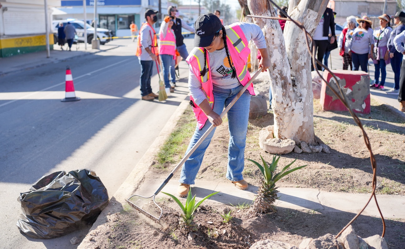 Llevaron a cabo un intenso operativo de rehabilitación en la comunidad.