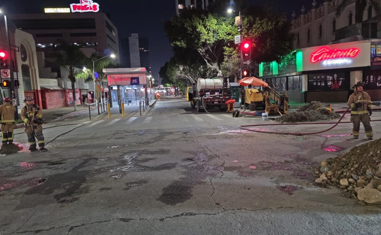 Controla Bomberos fuga de gas en Zona Centro tras ardua jornada de trabajo