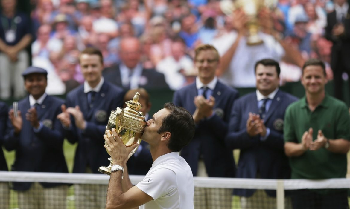 Impone Federer majestuoso récord en Wimbledon