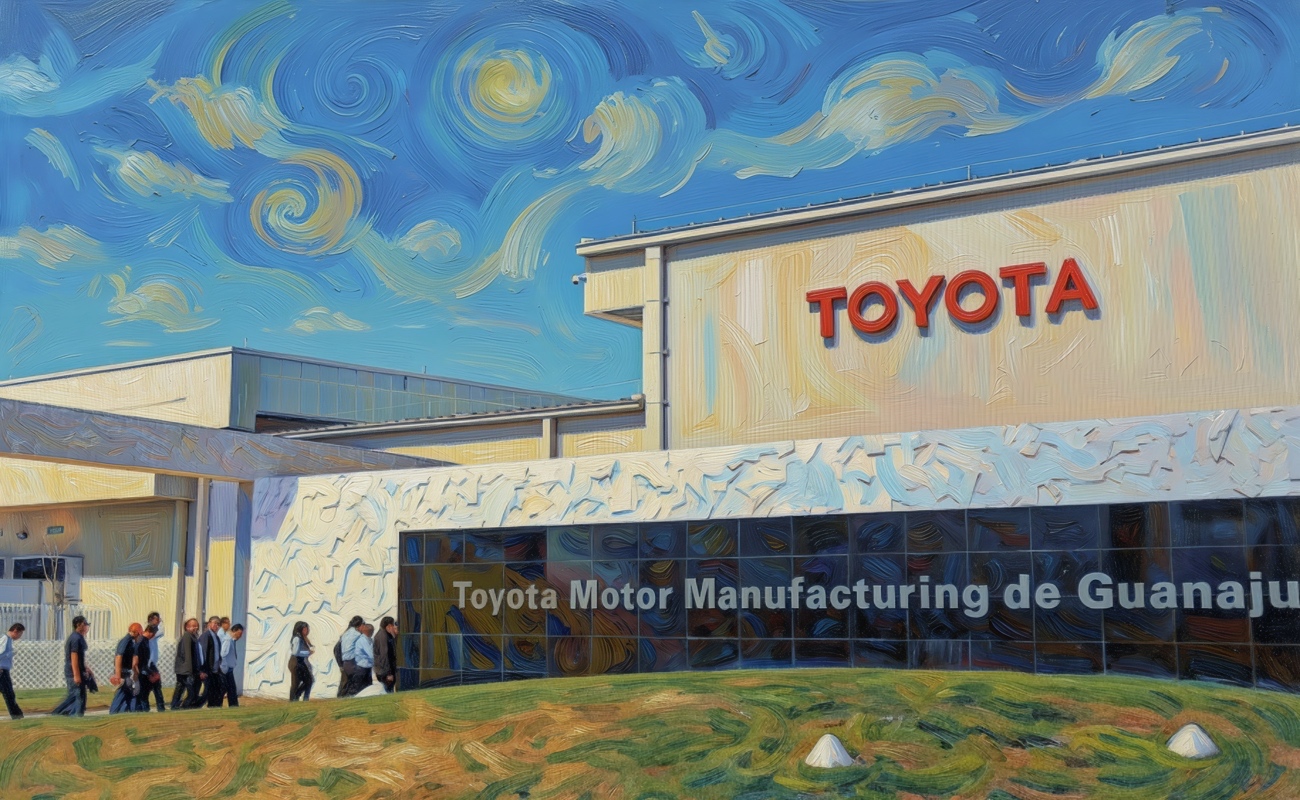 Toyota mantendrá planta en Guanajuato que genera 2 mil 800 empleos directos.