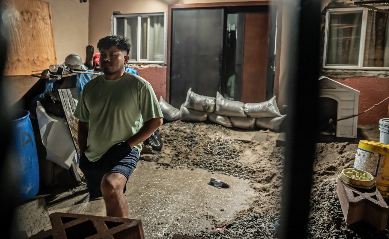 Temen vecinos de Valle de las Flores nuevas inundaciones ante pronóstico de lluvias en Tijuana