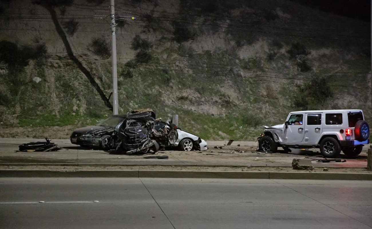 Muere hijo de policía en accidente sobre la carretera libre Tijuana–Rosarito