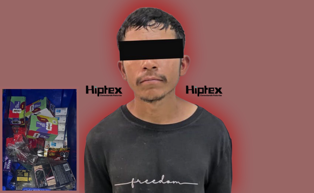 Rodrigo “N” de 27 años, el detenido.