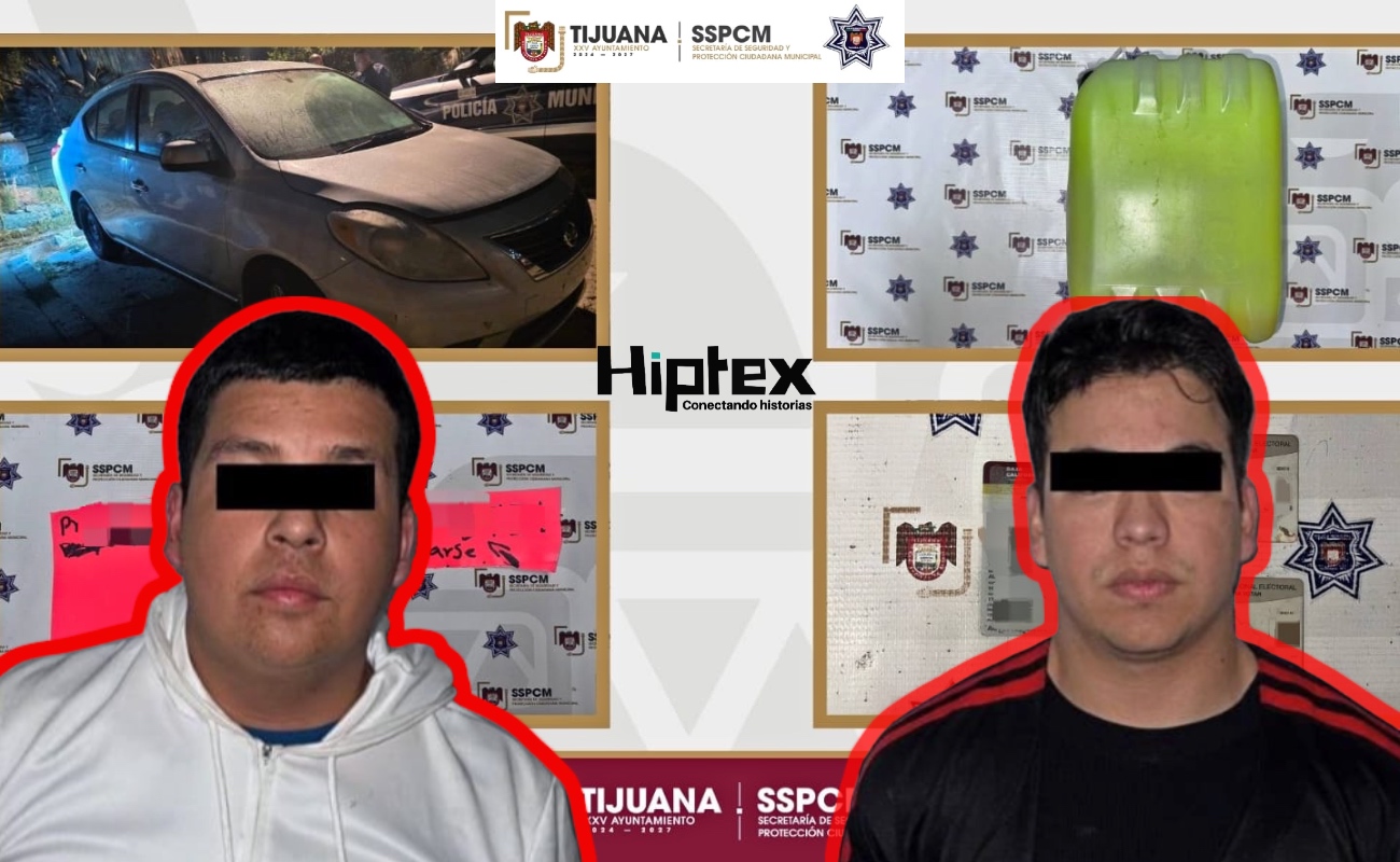 Los detenidos tienen 19 y 23 años de edad.