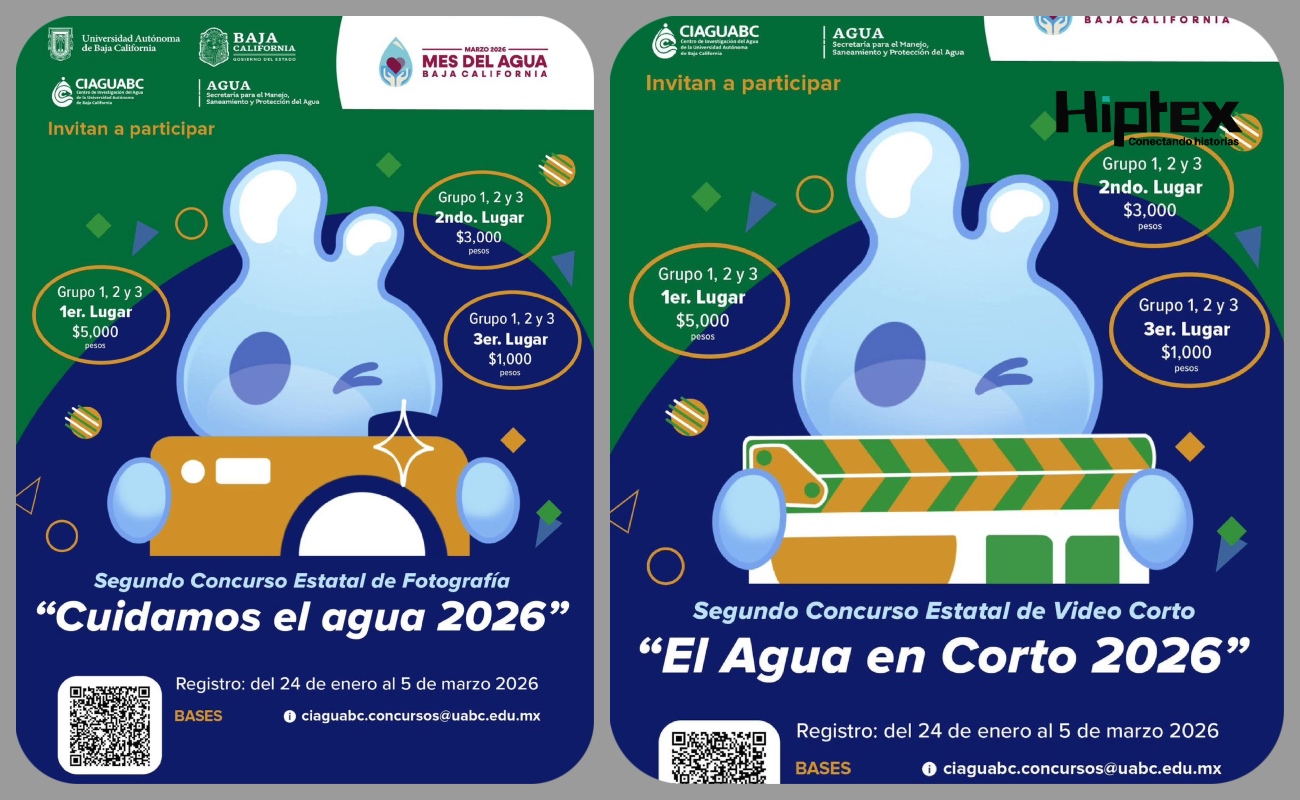 Invitan a participar en concursos estatales de fotografía y video del cuidado del agua