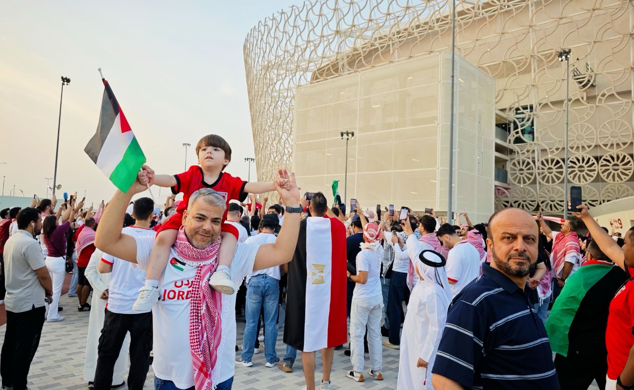Fans de Jordania no le temen a Lionel Messi ni a Argentina
