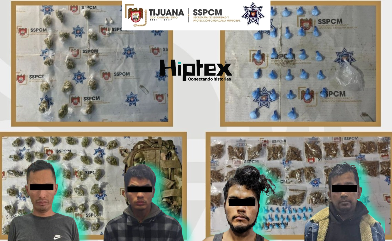 Los detenidos y la droga quedaron a disposición de la autoridad.