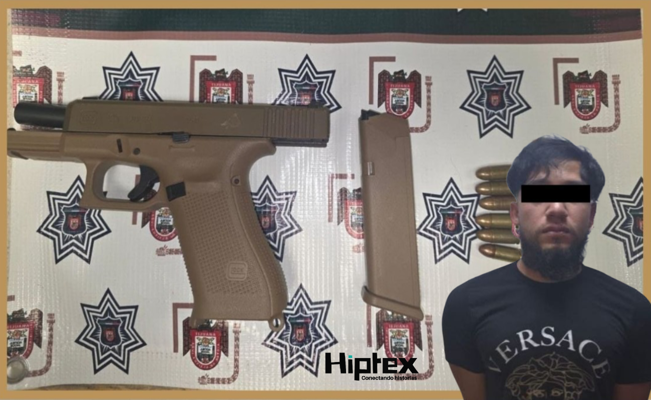 Asegura Policía Municipal a sujeto por amenazas, lesiones y portación de arma de fuego