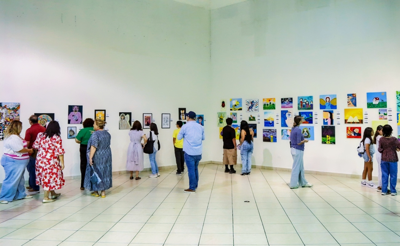Más de 120 alumnas y alumnos presentan más de 150 obras elaboradas en los cursos de artes plásticas y visuales del CEART Mexicali.