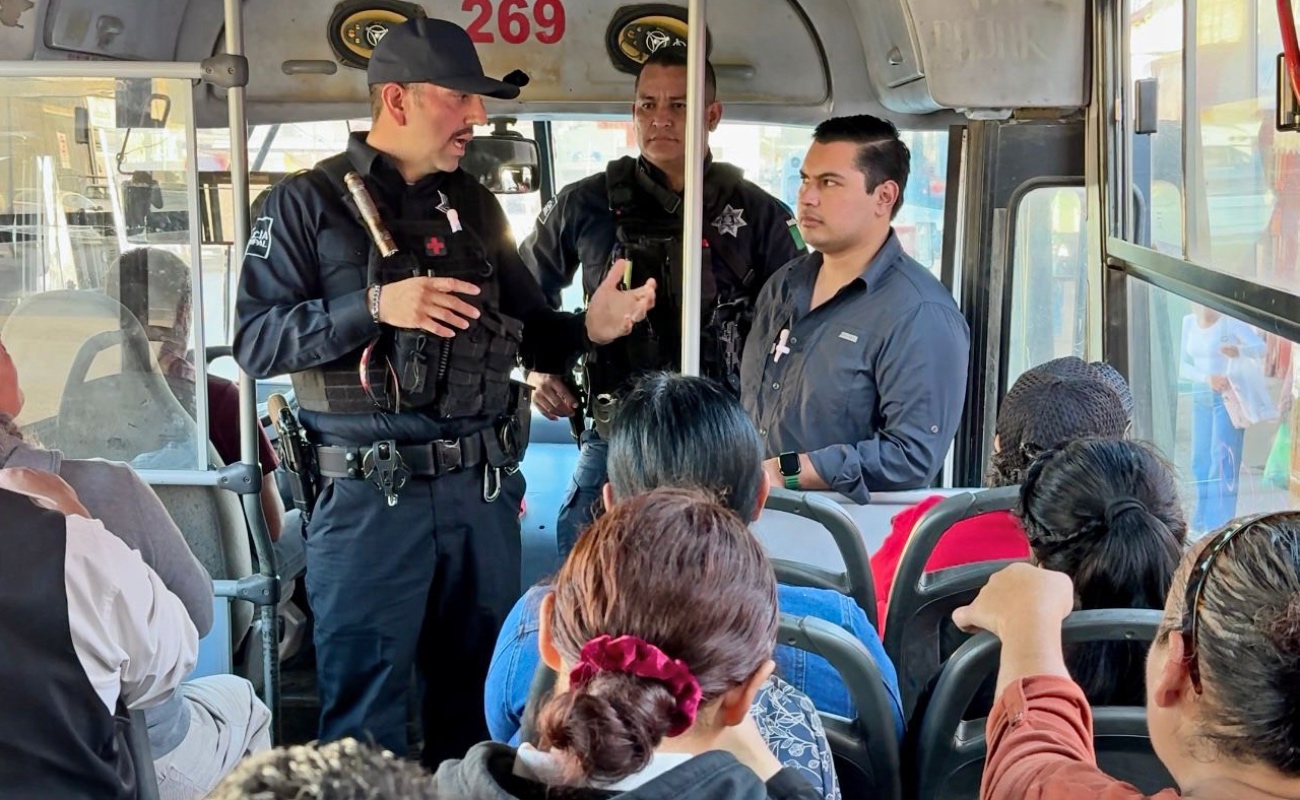 Refuerzan la seguridad con la puesta en marcha del Operativo “Transporte Seguro”