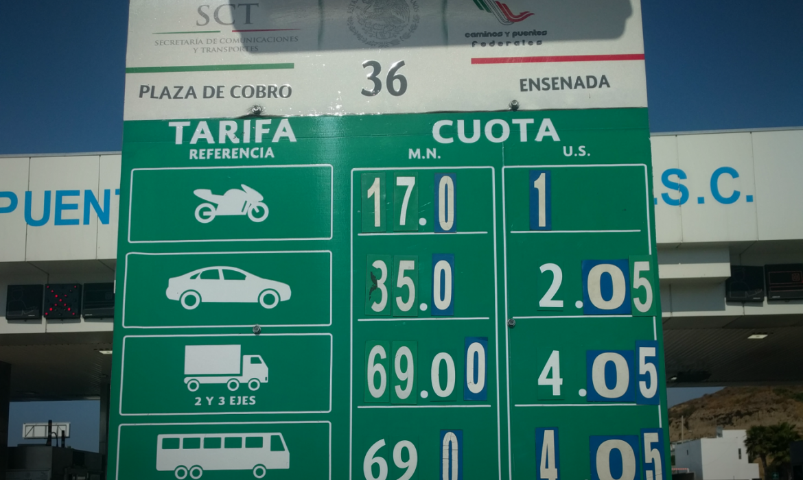 Sube un peso cuota de peaje en la Escénica