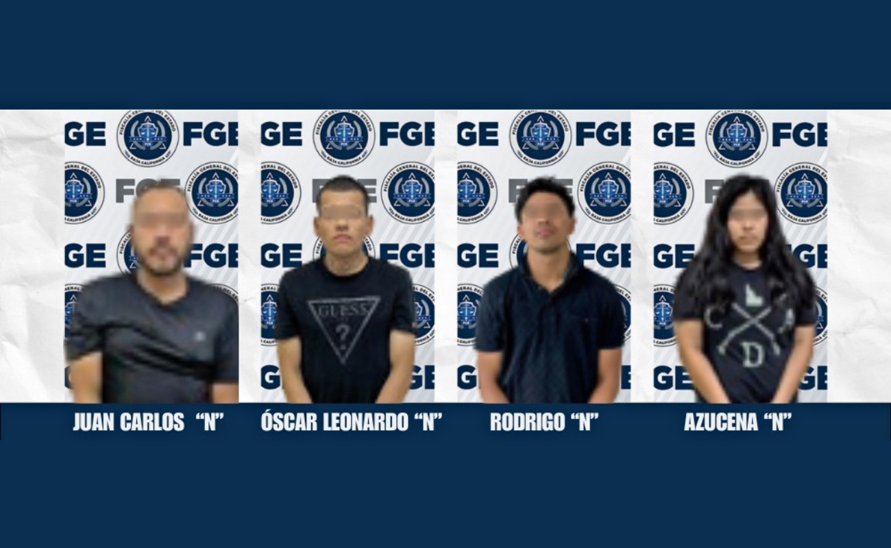 Fiscalía General del Estado vincula a cuatro por secuestro, asociación delictuosa y homicidio calificado en San Quintín