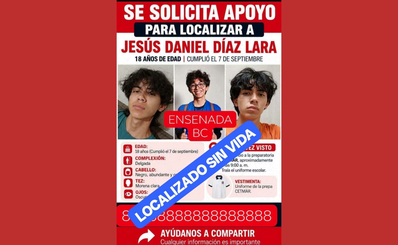 Las autoridades no han precisado la causa del deceso.