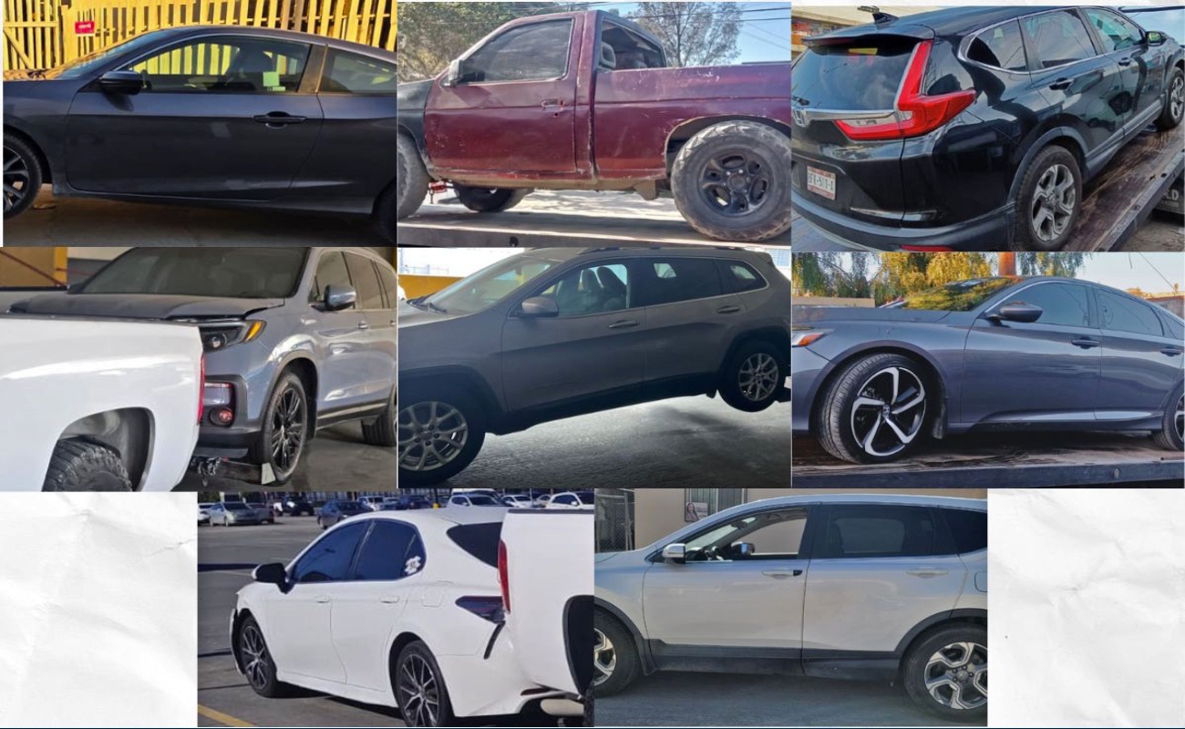 Recupera Fiscalía BC 13 vehículos con reporte de robo en Tijuana