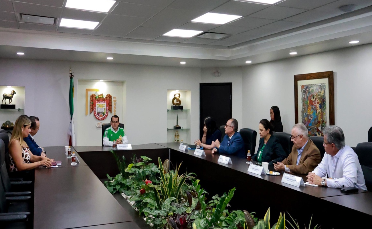 Se reúne Abdiel Gutiérrez Coronado con integrantes de Coparmex Tijuana