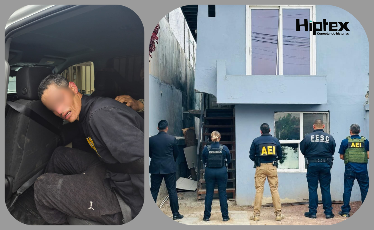 Tras persecución se logró detener a Sebastián “N”.
