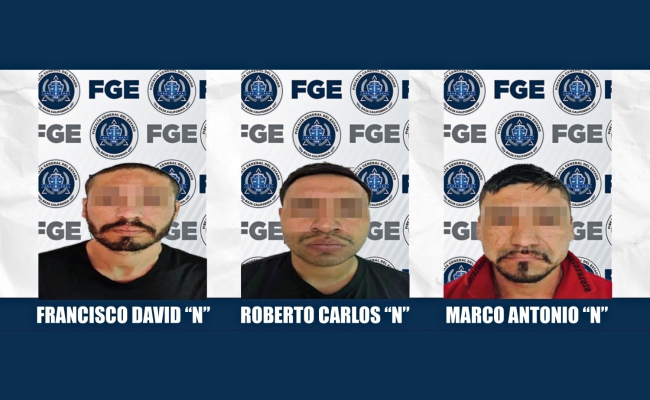 Tres hombres fueron vinculados a proceso por violencia familiar en Mexicali.