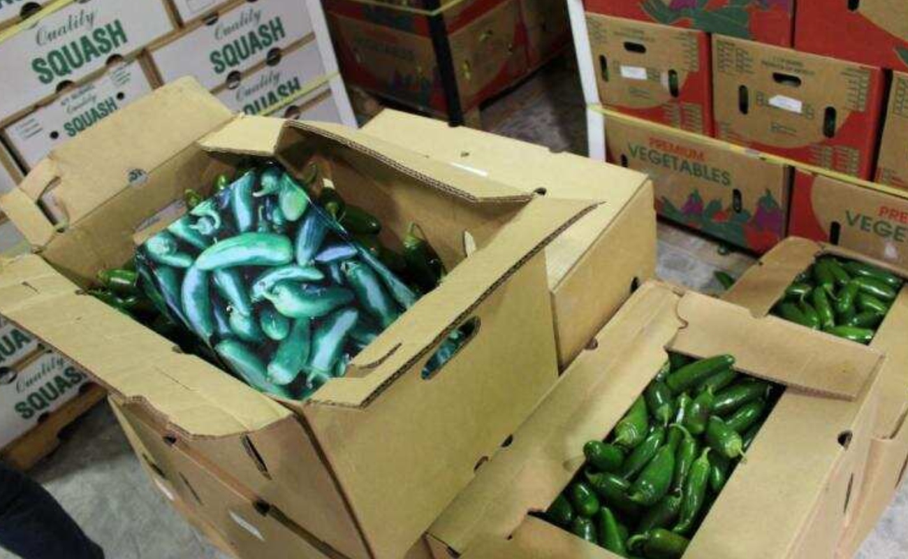 Otro decomiso de droga entre alimentos ocurrió en Otay.