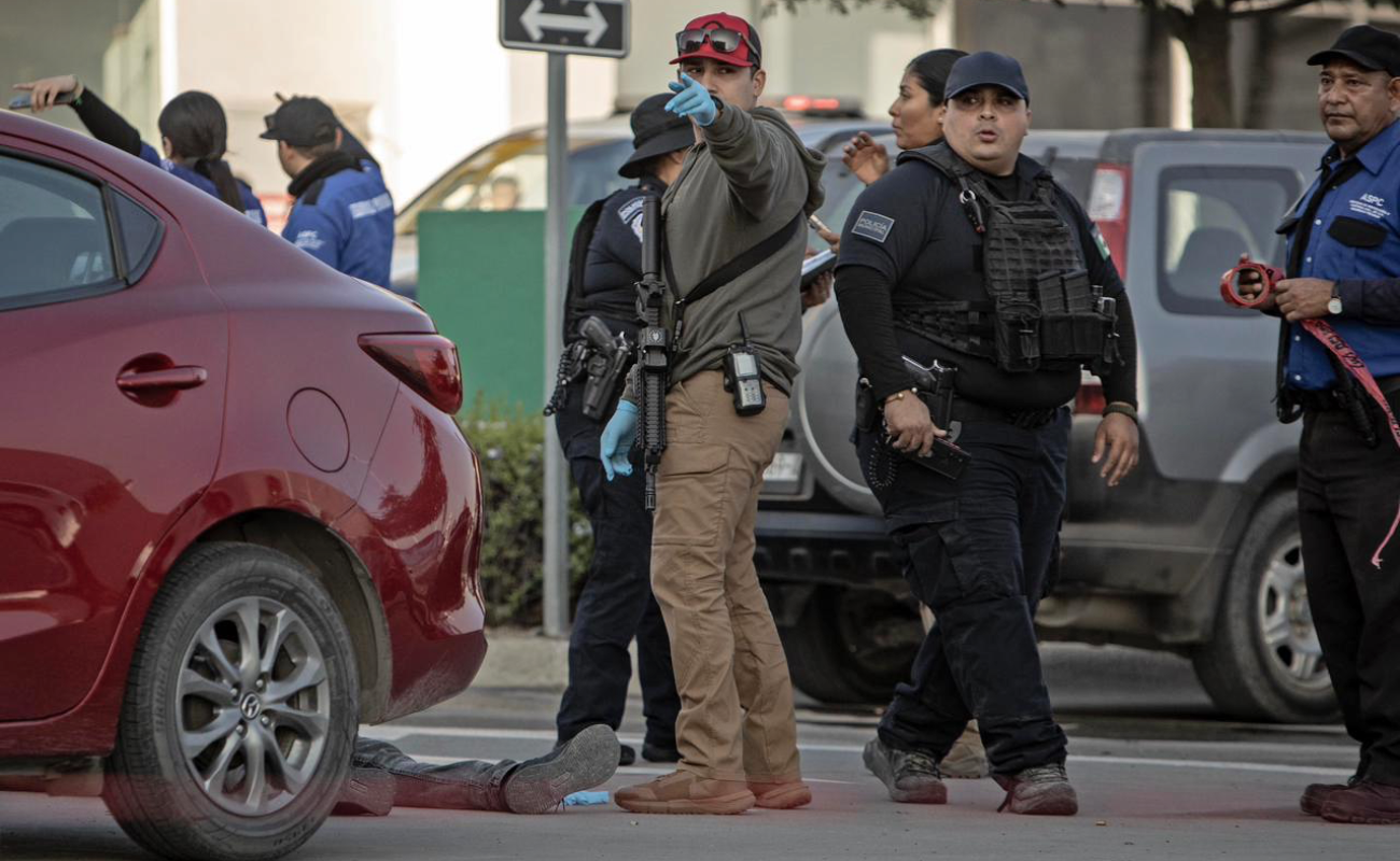 En la escena del crimen se hallaron indicios balísticos.