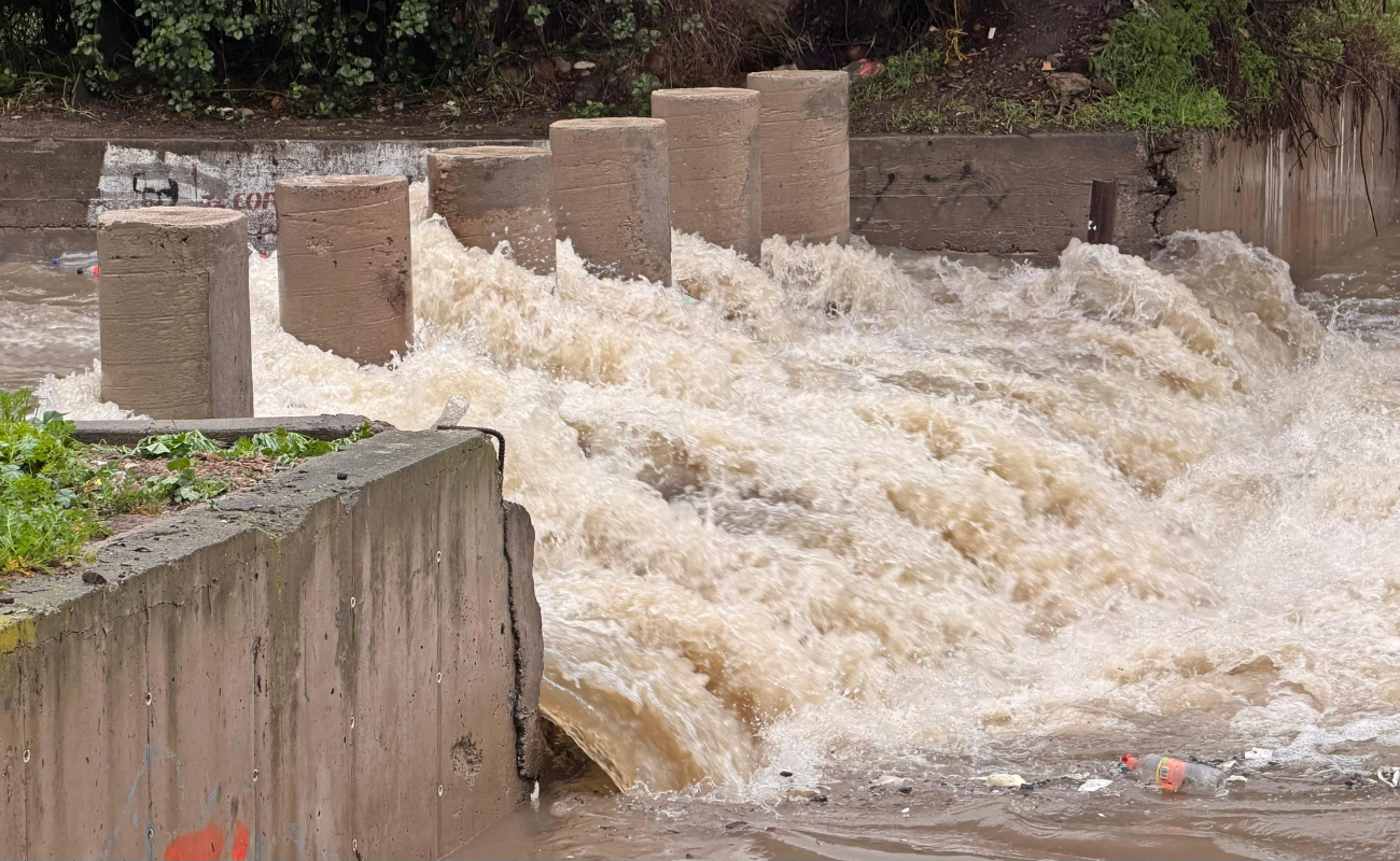 Así luce el tanque desarenados del Cañón del Pato.