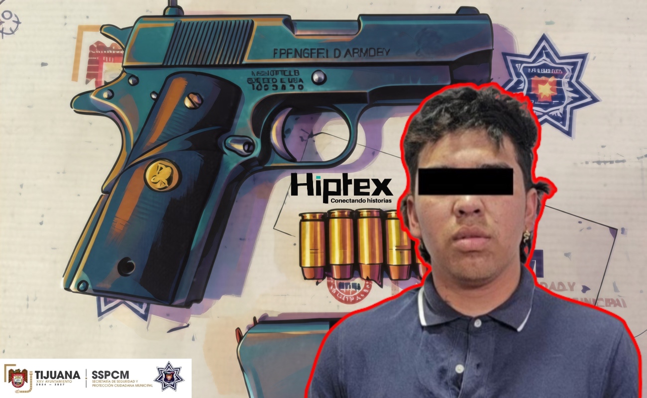 Arrestan a hombre armado por presunta violencia familiar y lesiones