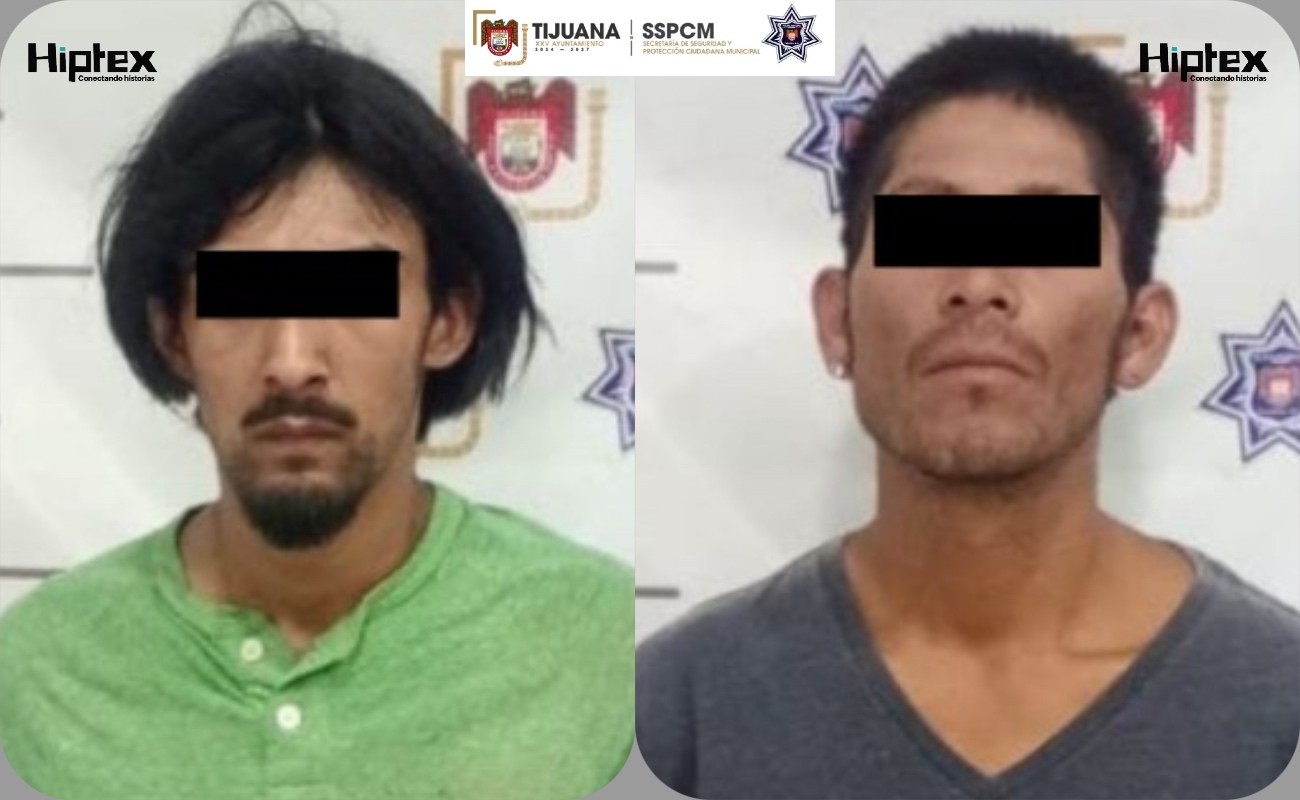 Capturan a sujetos por robo con violencia a transeúnte y portación de arma de fuego