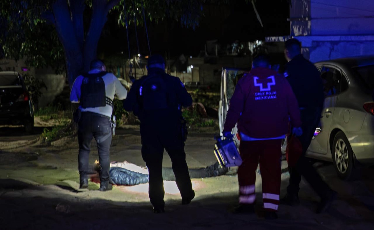 En la escena fueron localizados varios casquillos percutidos.