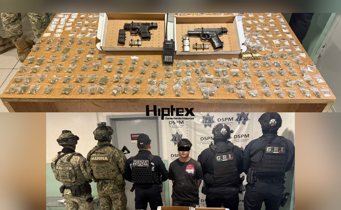 Ataca a policías municipales, lo persiguen y es detenido