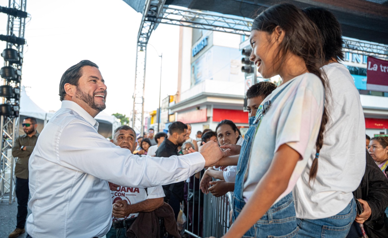 Acompañó alcalde Ismael Burgueño a la presidenta Claudia Sheinbaum en su visita a Tijuana