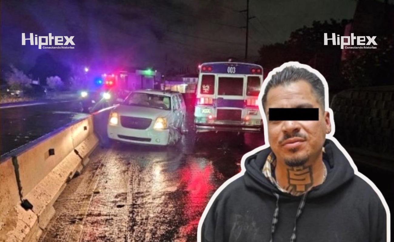 Arrestan a conductor en estado de ebriedad tras chocar en Guaycura