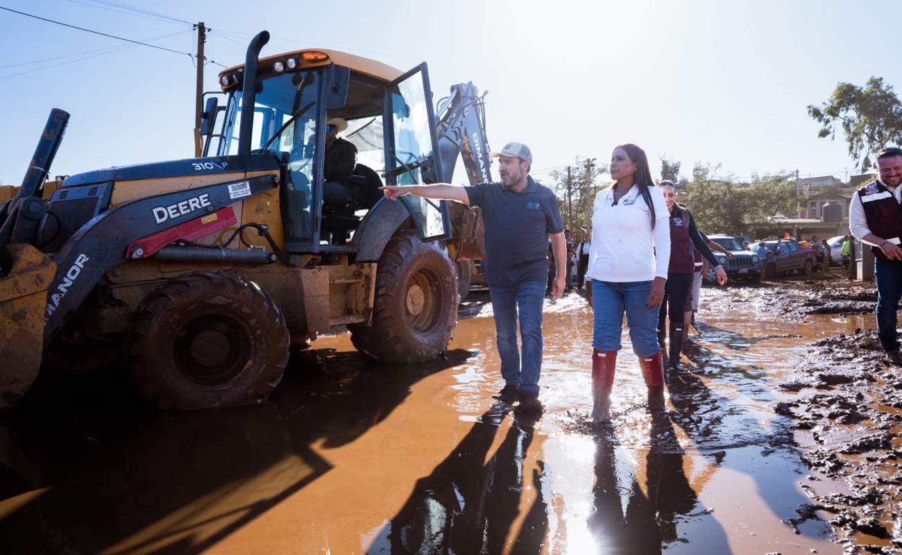 Ascienden los daños preliminares en más de 3 millones de m² de vialidades y caminos por “Rachel” en Ensenada