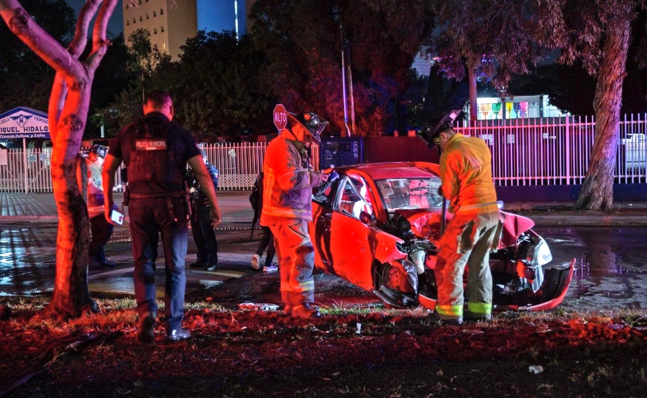 El accidente ocurrió a la altura de Plaza Minarete.